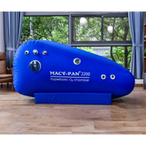 Macy-Pan ST2200 Hyperbaric Oxygen Therapy Chamber for enhanced recovery and wellness in a modern setting.